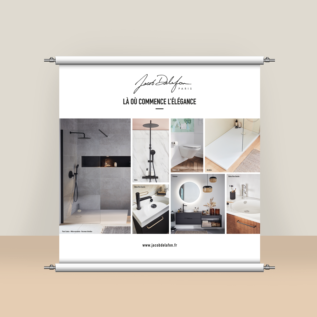 Stand flex Jacob Delafon groupe Kohler